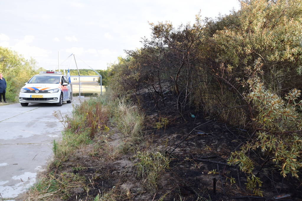 Duinbrand snel onder controle