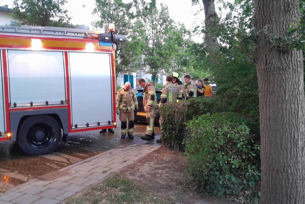 Scooter volledig uitgebrand