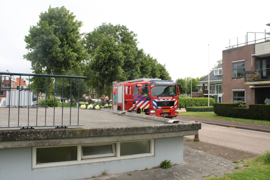 Veel rook bij brand in wasdroger