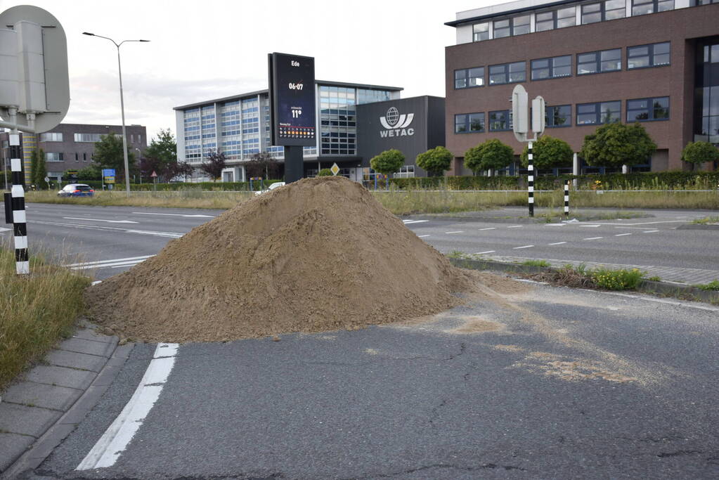 Boeren blokkeren meerdere opritten