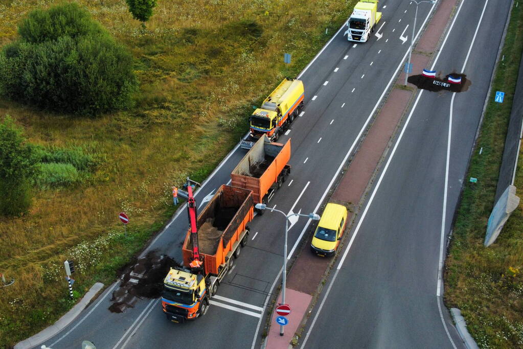 Boeren blokkeren meerdere opritten