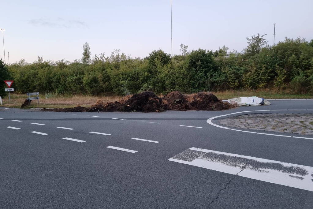 Lange files door dumping op snelwegen