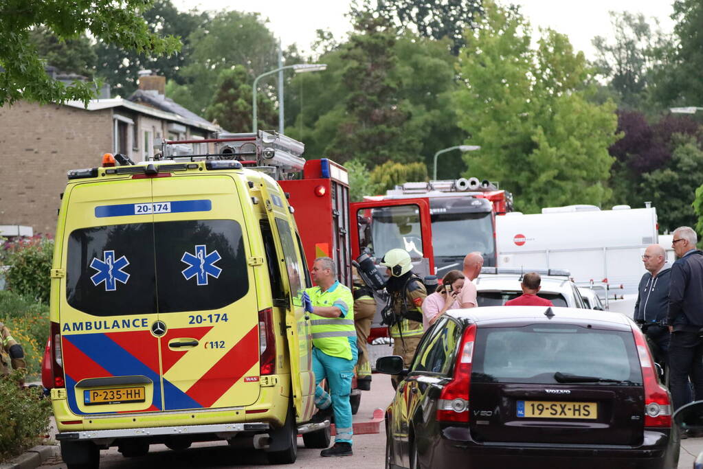 Brandweer ingezet voor brand in woning