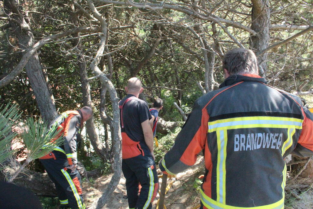 Brand in natuurgebied snel geblust