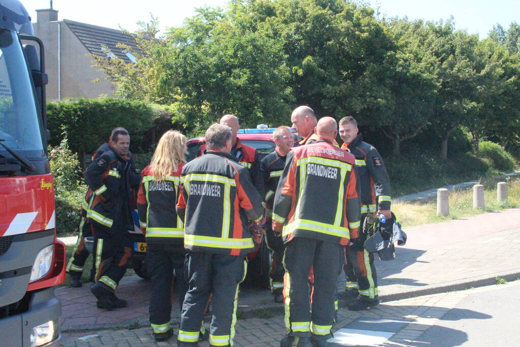 Brand in natuurgebied snel geblust