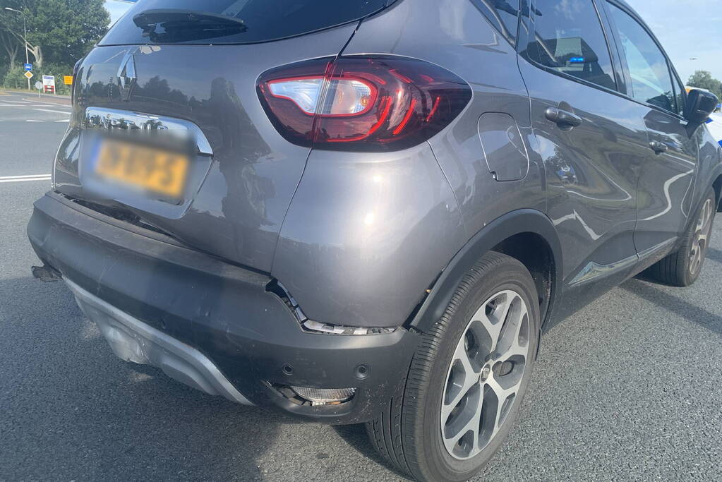 Schade bij kop-staart botsing