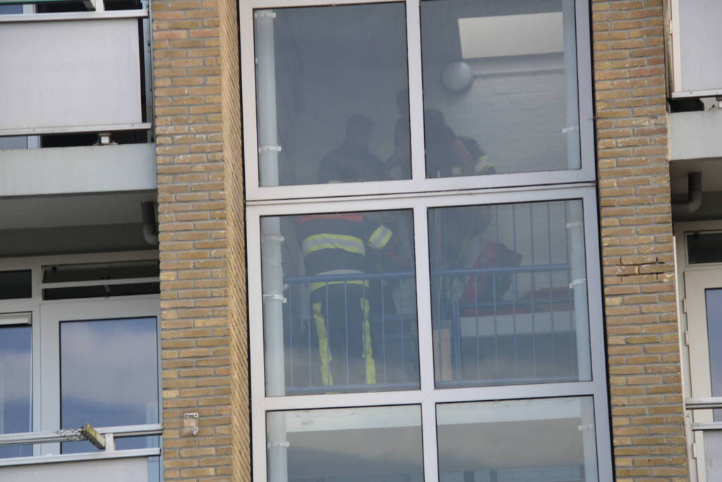 Woning vol rook door vergeten pan