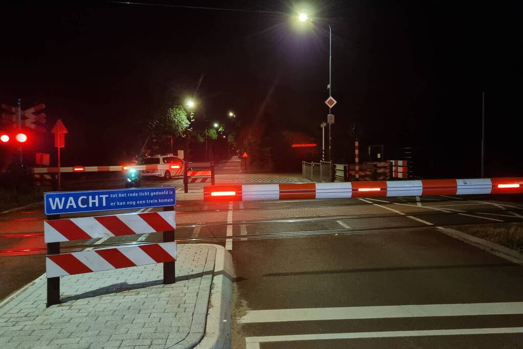 Politie betrapt inbreker en slaat op de vlucht