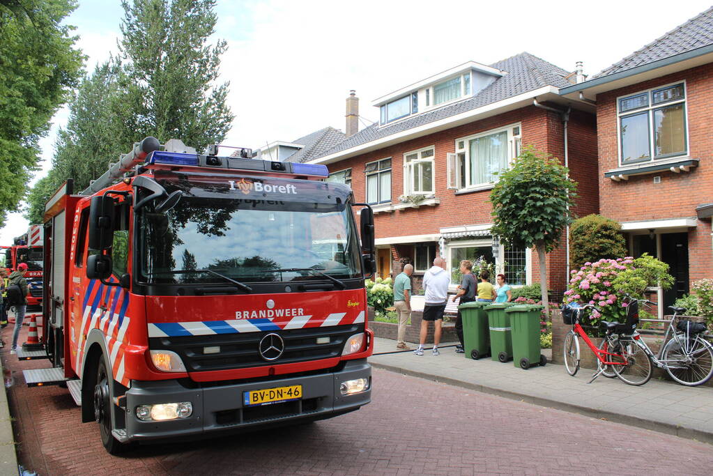 Brand in woning snel geblust