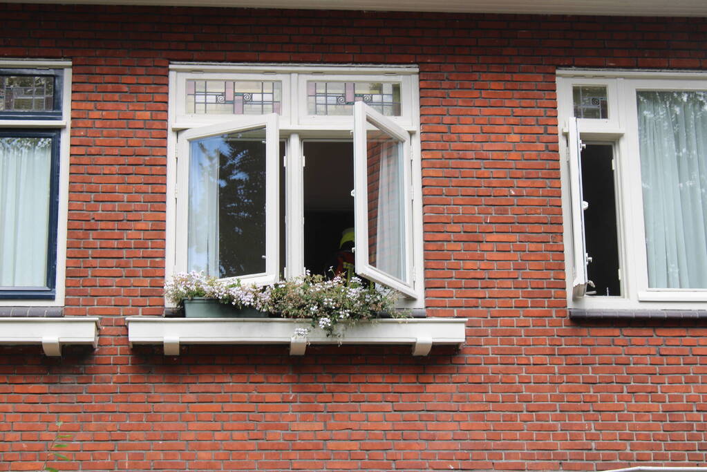 Brand in woning snel geblust