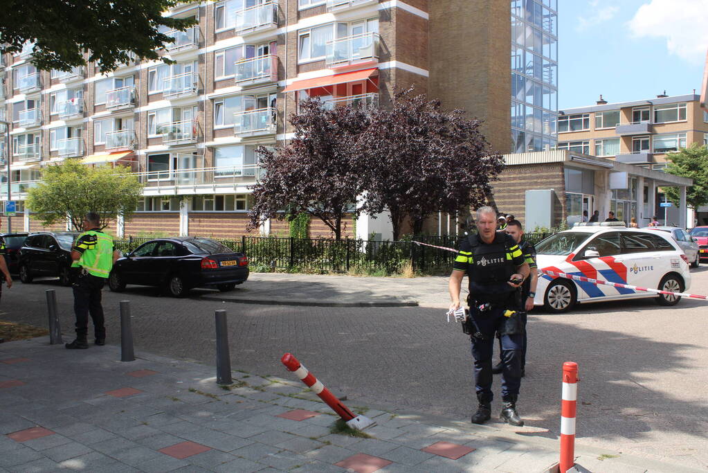 Straat afgezet na melding van schietpartij