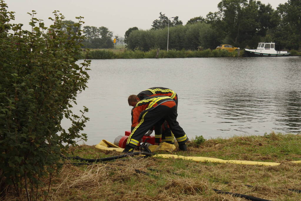 Veel rook bij brand in loods