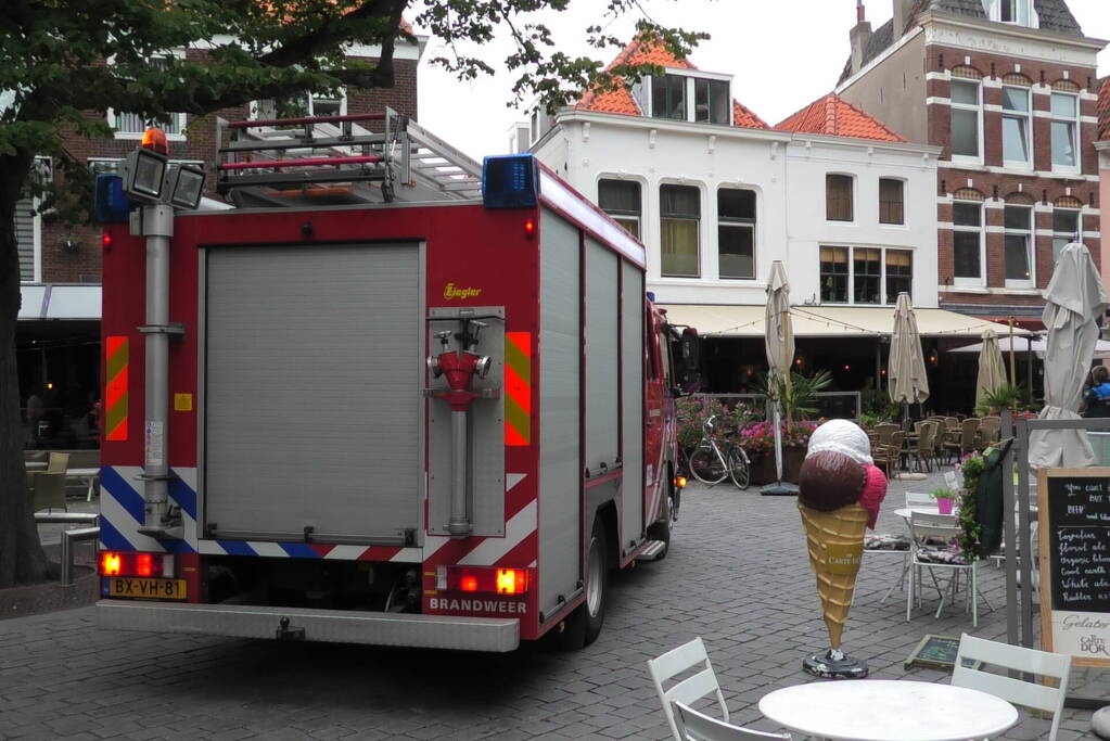 Brand in café snel onder controle