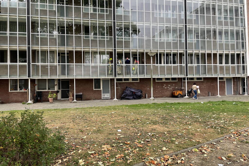 Gaslekkage in meterkast van flatwoning