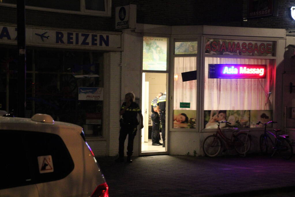 Onderzoek naar beroving op massagesalon