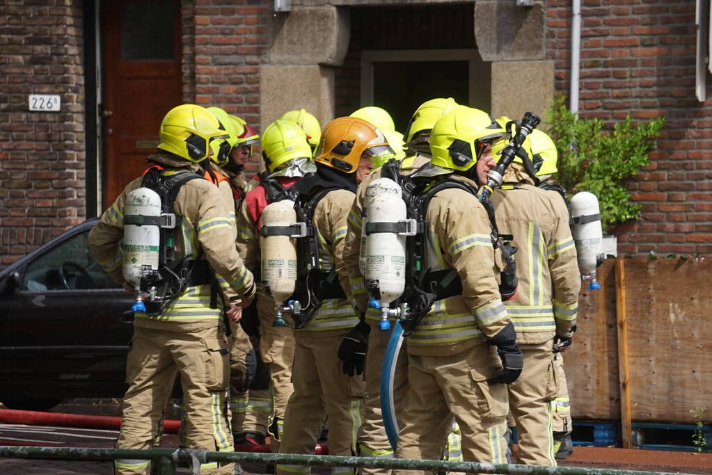 Brand op 3e etage van een appartementencomplex