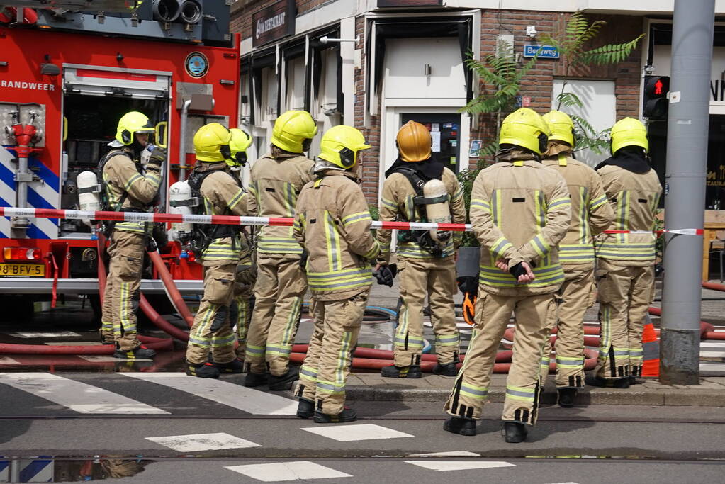 Brand op 3e etage van een appartementencomplex