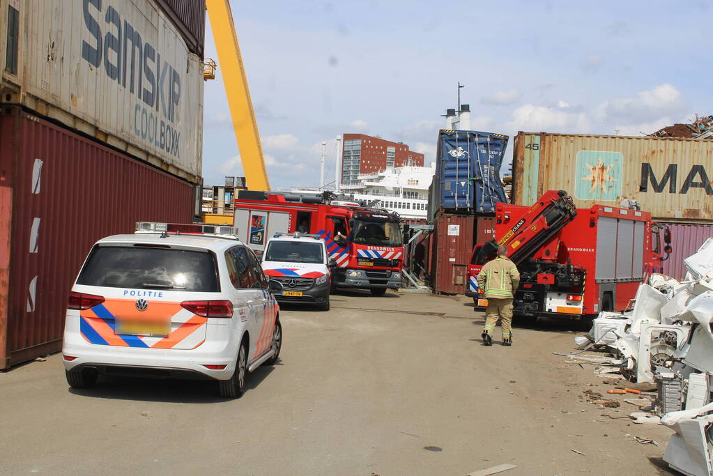 Persoon ernstig gewond na val van hoogte