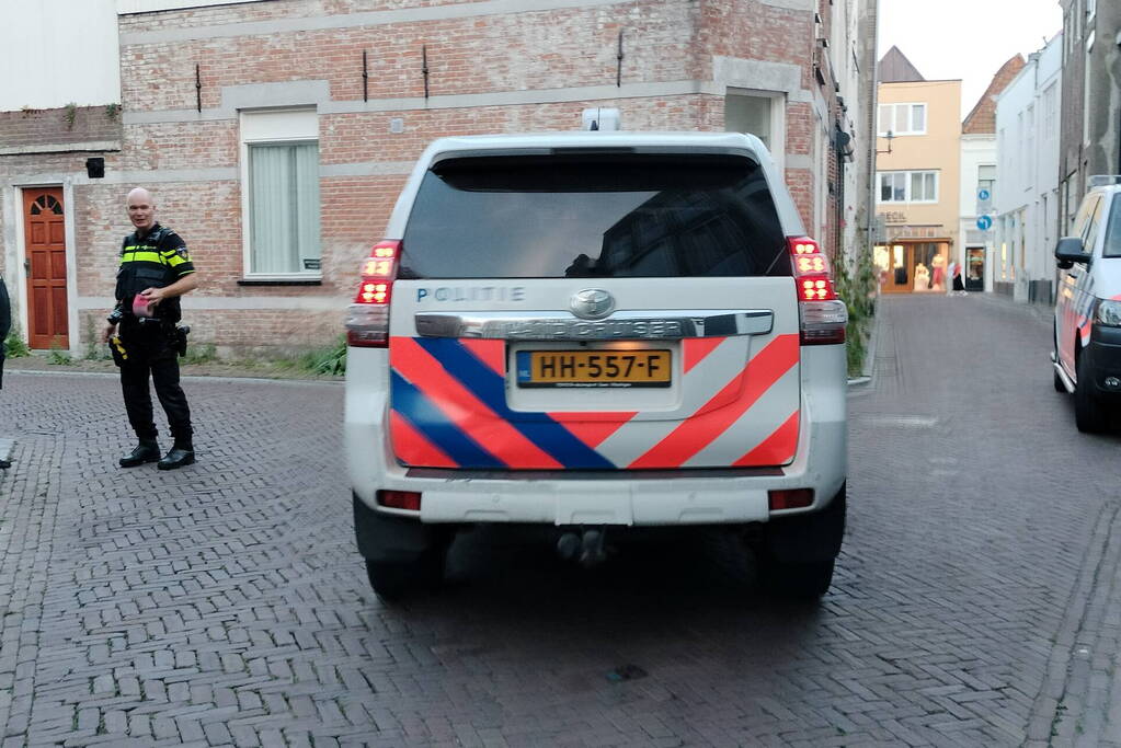 Brand in bosschage bij stadswoning