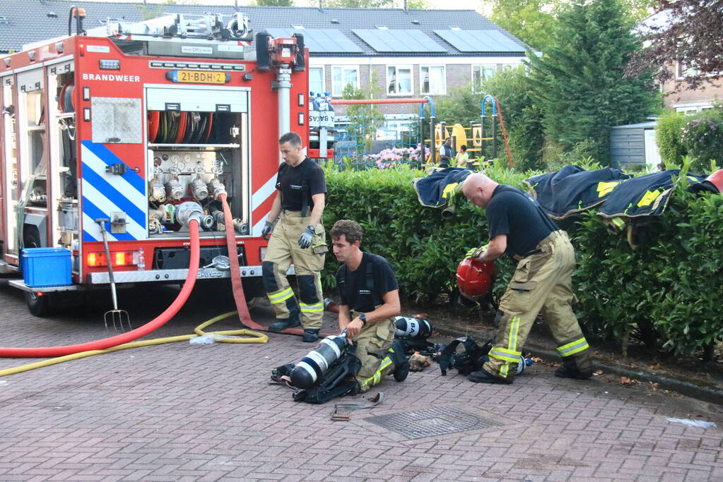 Twee gewonden bij woningbrand