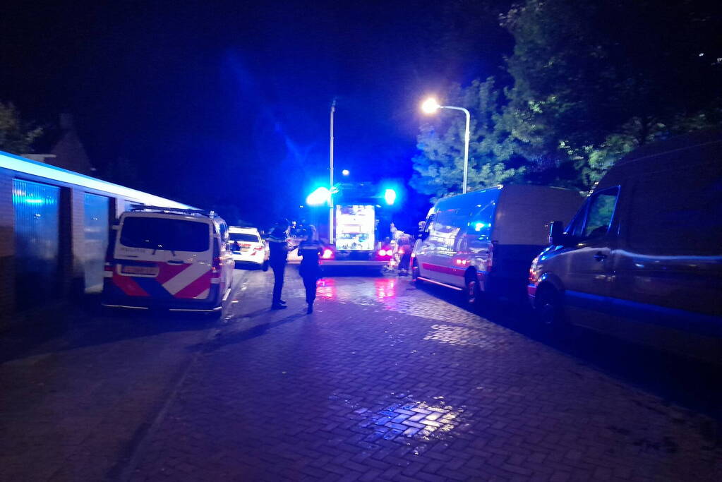 Grote uitslaande brand in appartementencomplex