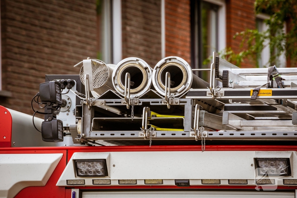 Scooter verwoest door felle brand