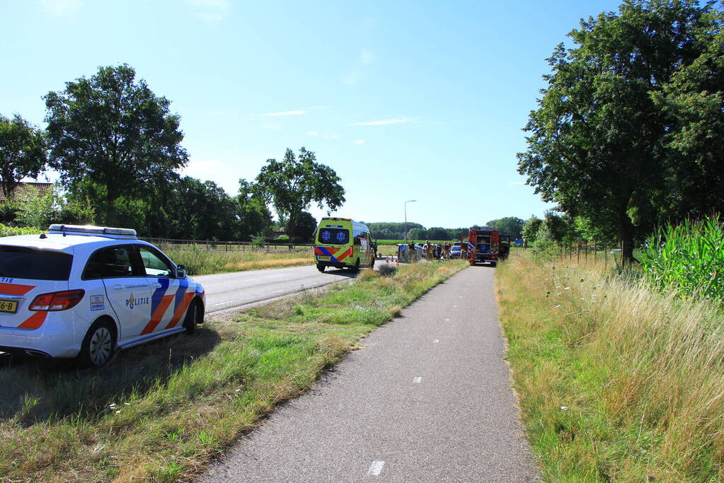 Persoon gewond bij verkeersongeval