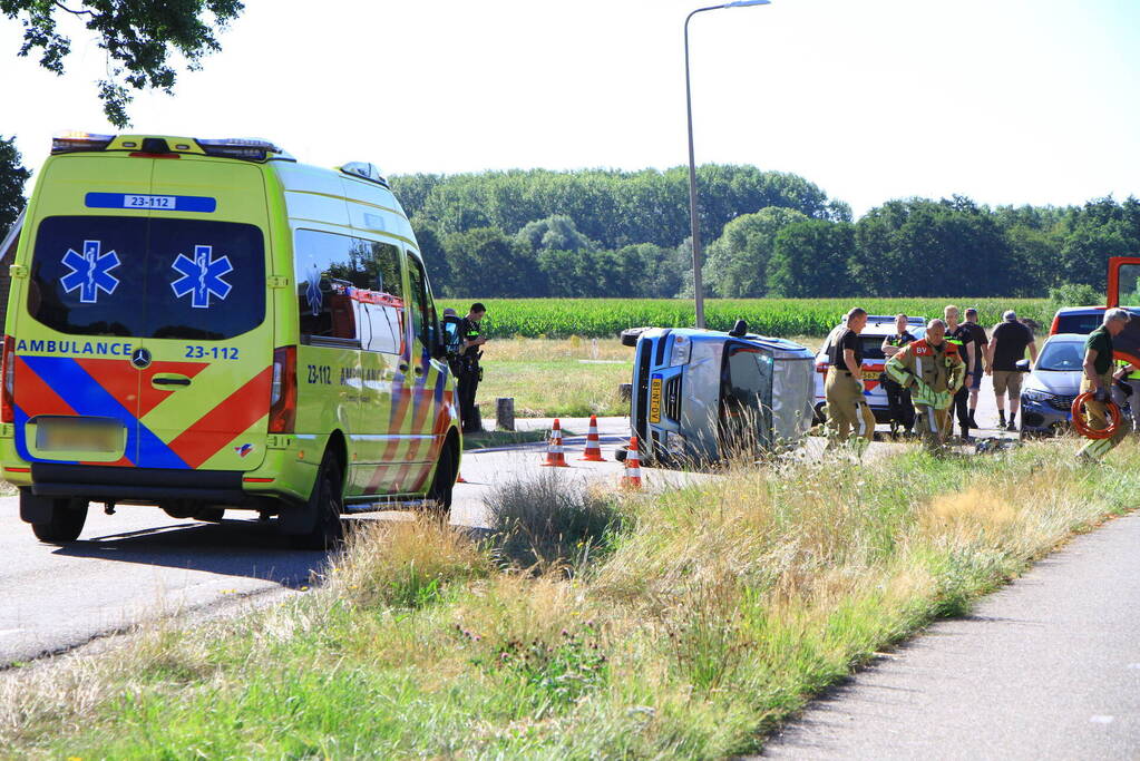 Persoon gewond bij verkeersongeval