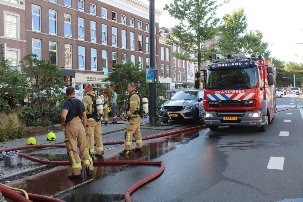 Brand in horecazaak