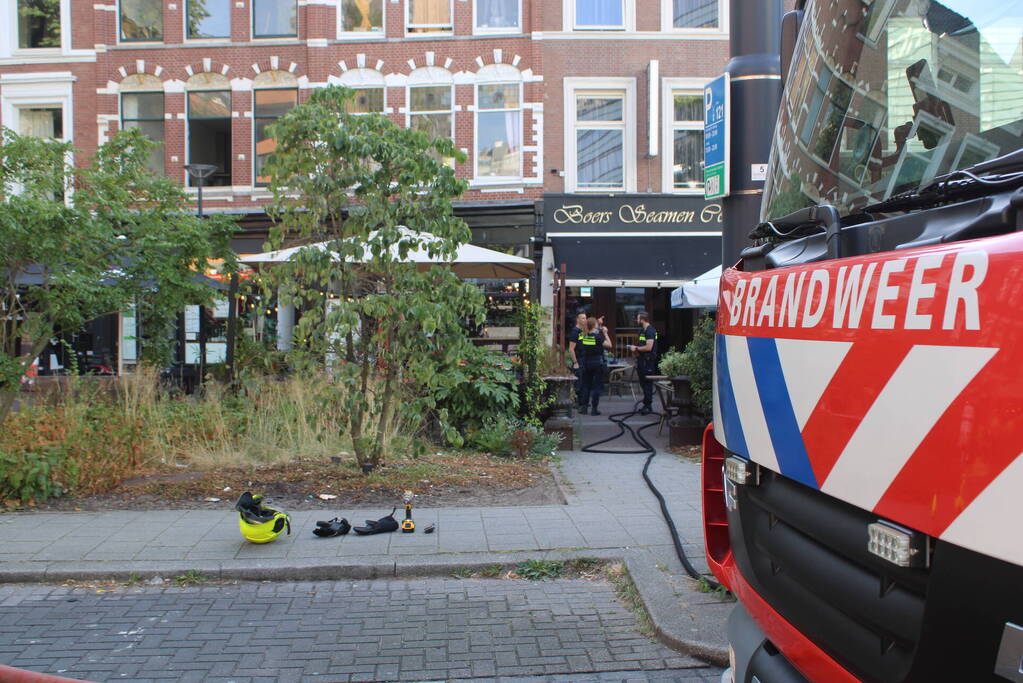 Brand in horecazaak