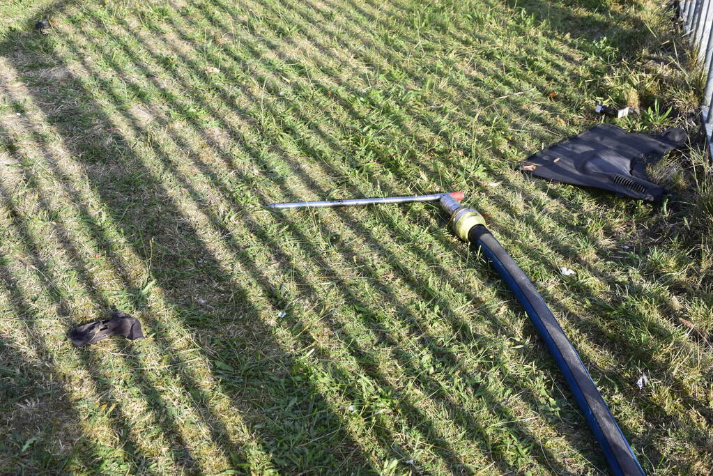 Lastige brand in personenauto