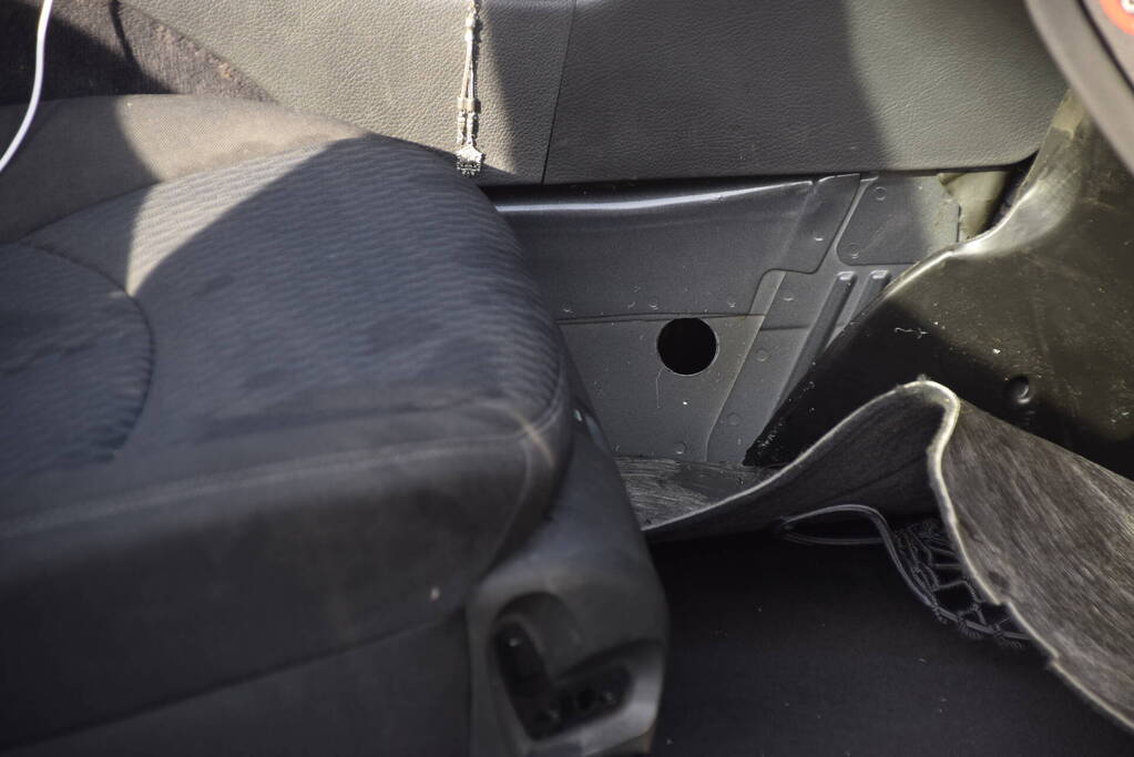 Lastige brand in personenauto