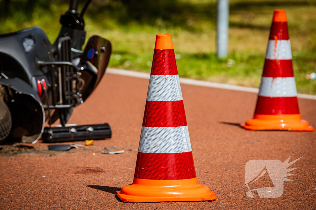 Scooterrijder gewond bij ongeval