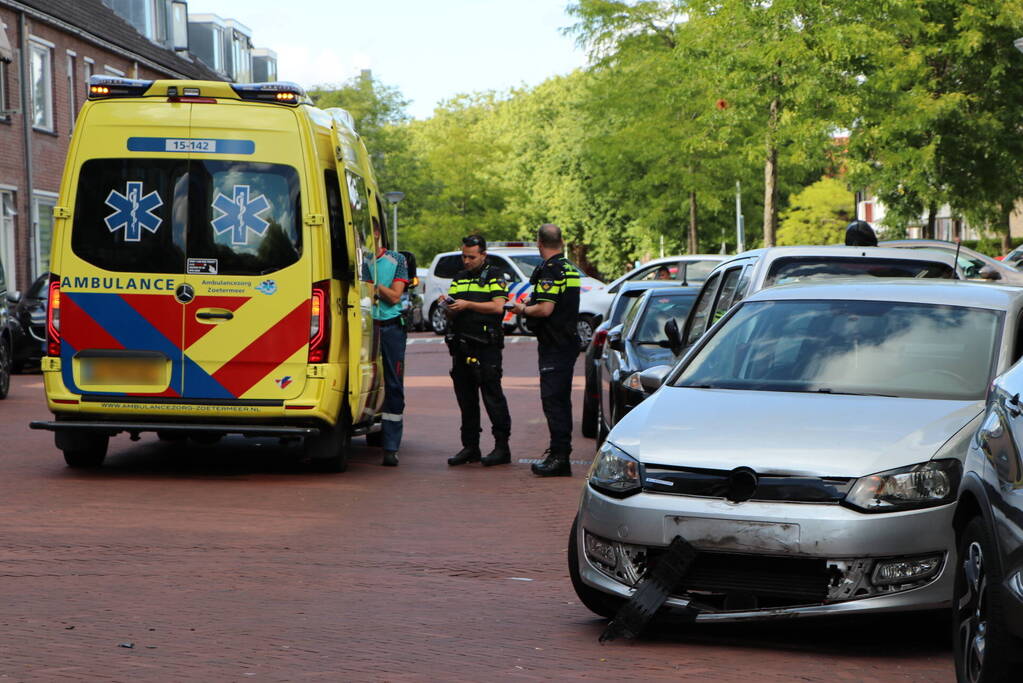 Scooterrijder gewond bij botsing met auto