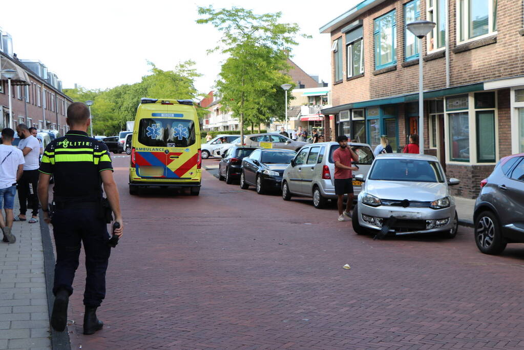 Scooterrijder gewond bij botsing met auto