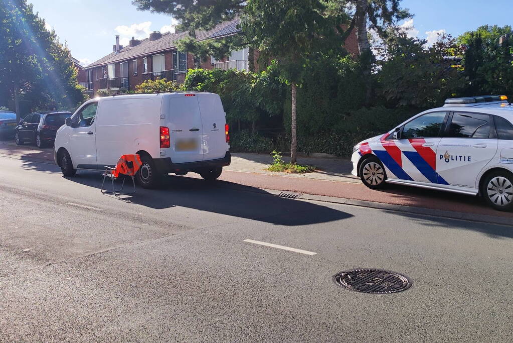 Twee fietsers ten val