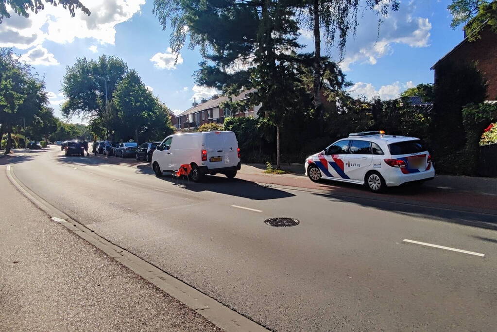 Twee fietsers ten val