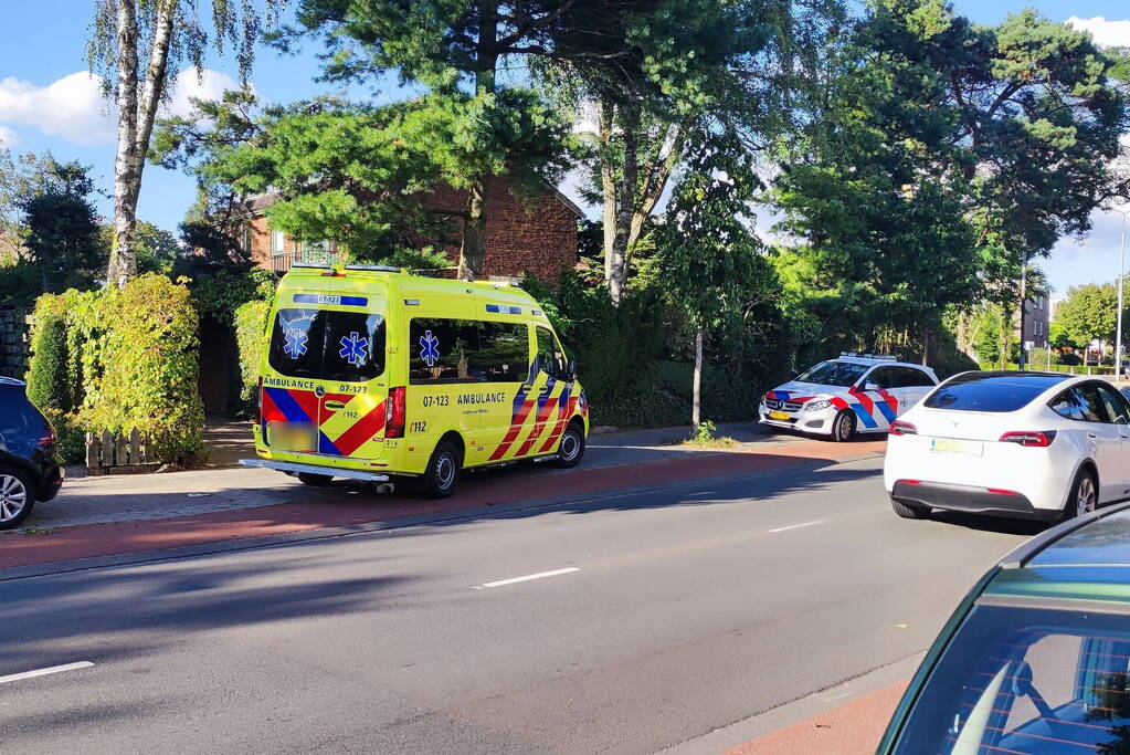 Twee fietsers ten val