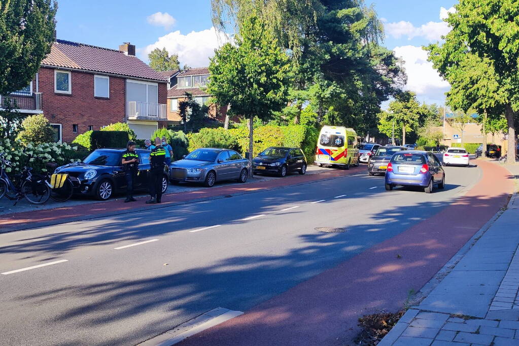 Twee fietsers ten val