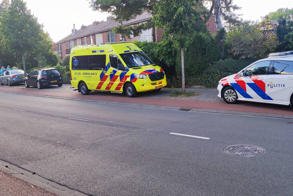 Twee fietsers ten val