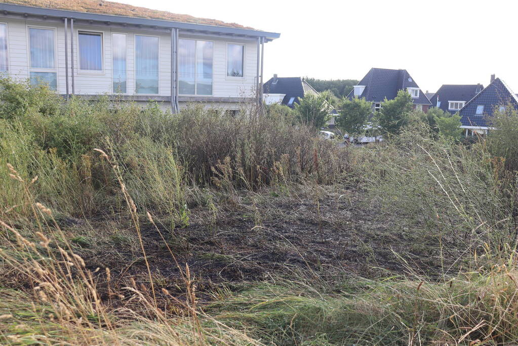 Stuk bosschage verwoest vanwege brand