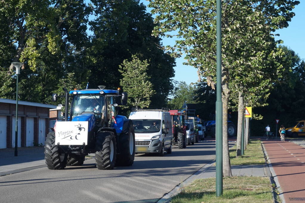 Meerdere trekkers bij boerenprotest