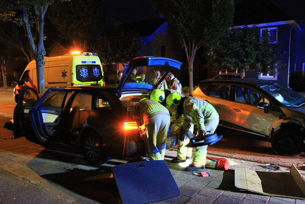 Schade bij flinke botsing