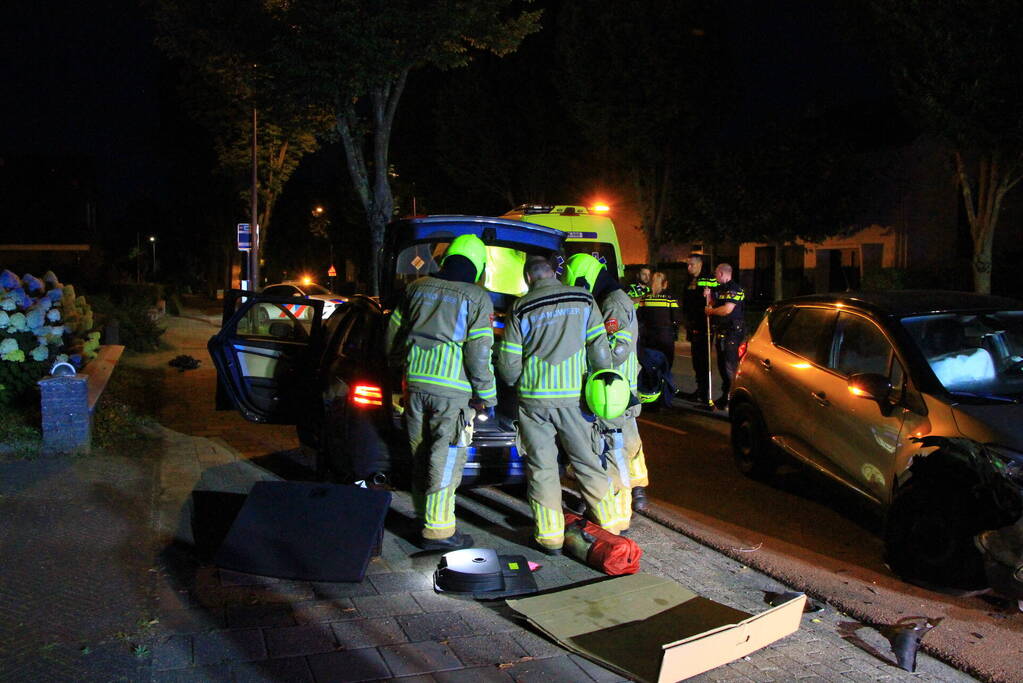 Schade bij flinke botsing