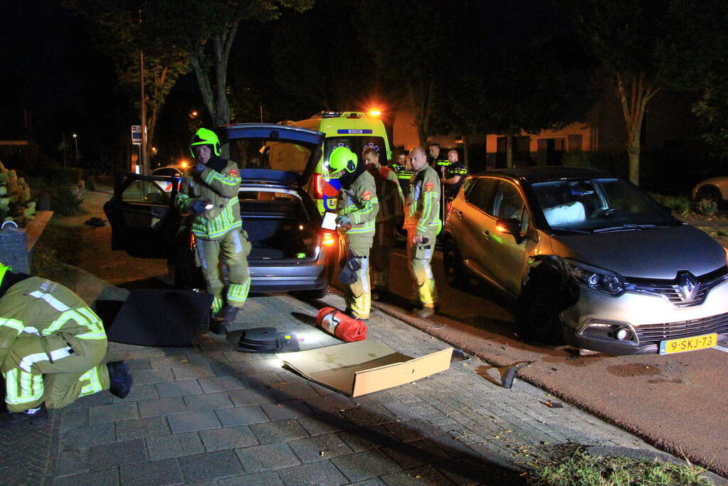 Schade bij flinke botsing