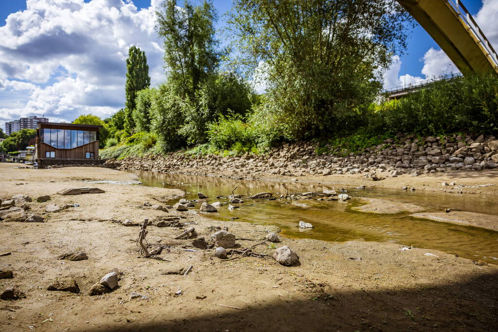 Laag waterpeil de Waal trekt veel bekijks