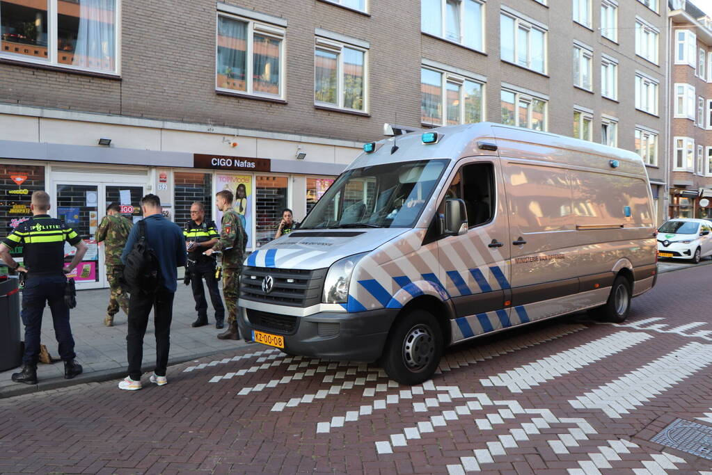 Plofkraak op geldautomaat Oosterparkbuurt