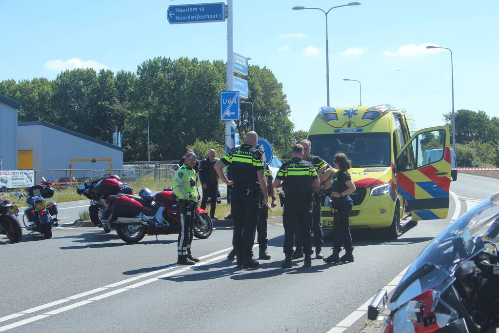 Motorrijder gewond na ongeval
