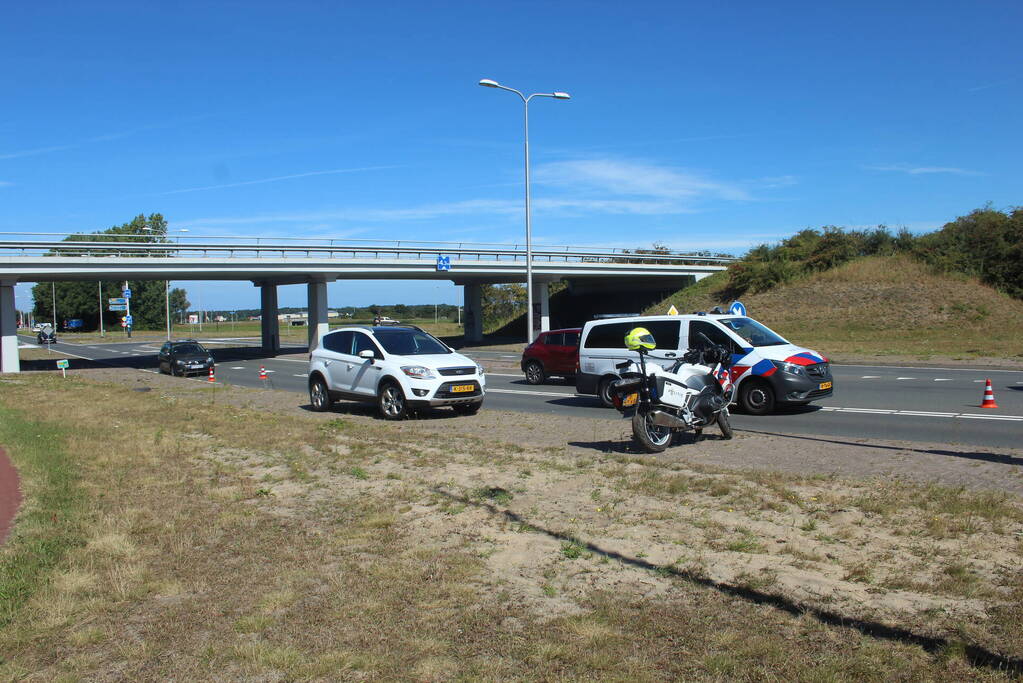 Motorrijder gewond na ongeval