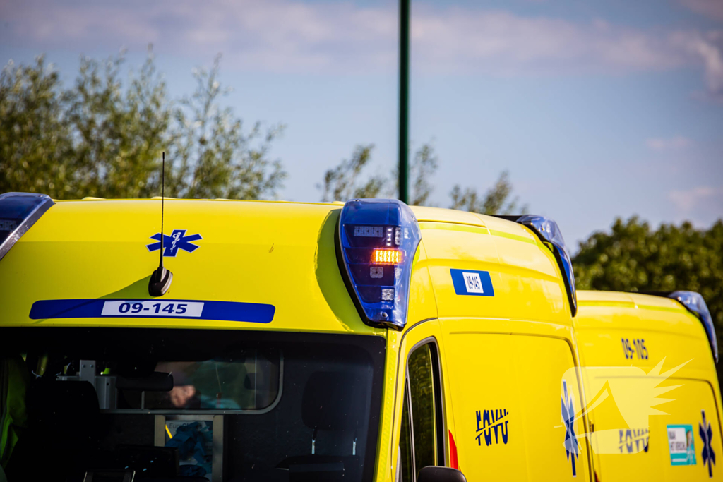 Bestuurder van scooter gewond bij botsing